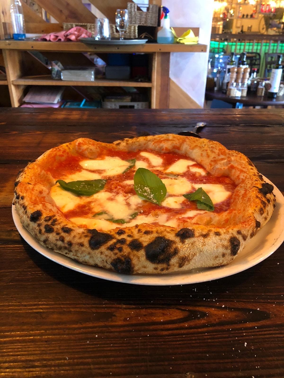 Neapolitan Margherita pizza